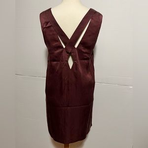 Anthropologie The Korner 100 percent silk midi dress size M NWT